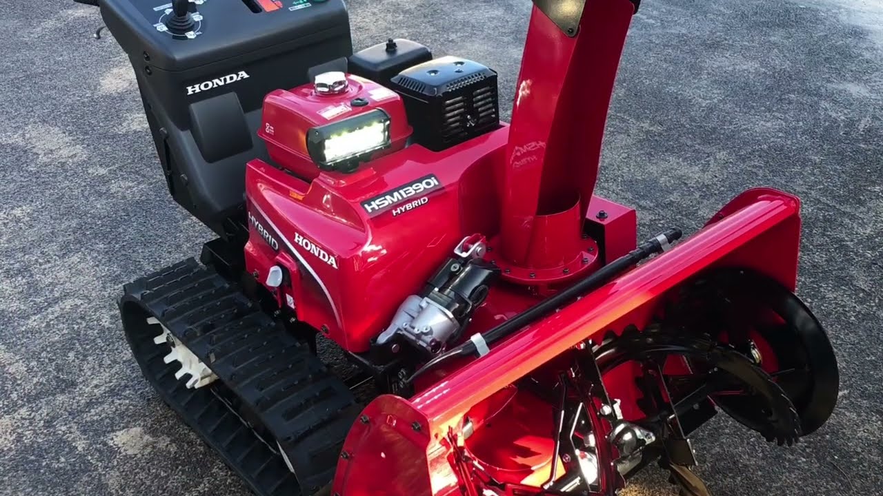 Honda HSM ハイブリッド除雪機 メンテナンス オイル交換