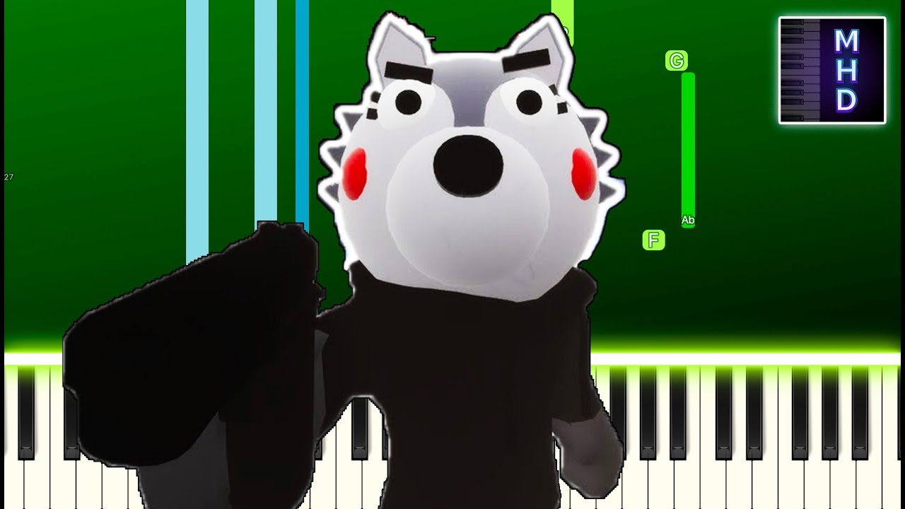 Piggy Book 2 - Main Menu Theme (Piano Tutorial Easy)