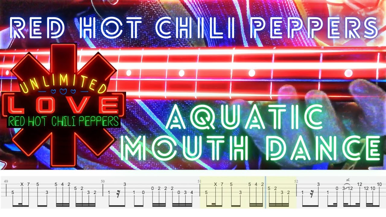 Red Hot Chili Peppers - Aquatic Mouth Dance [2022] | BASS Cover | TABS