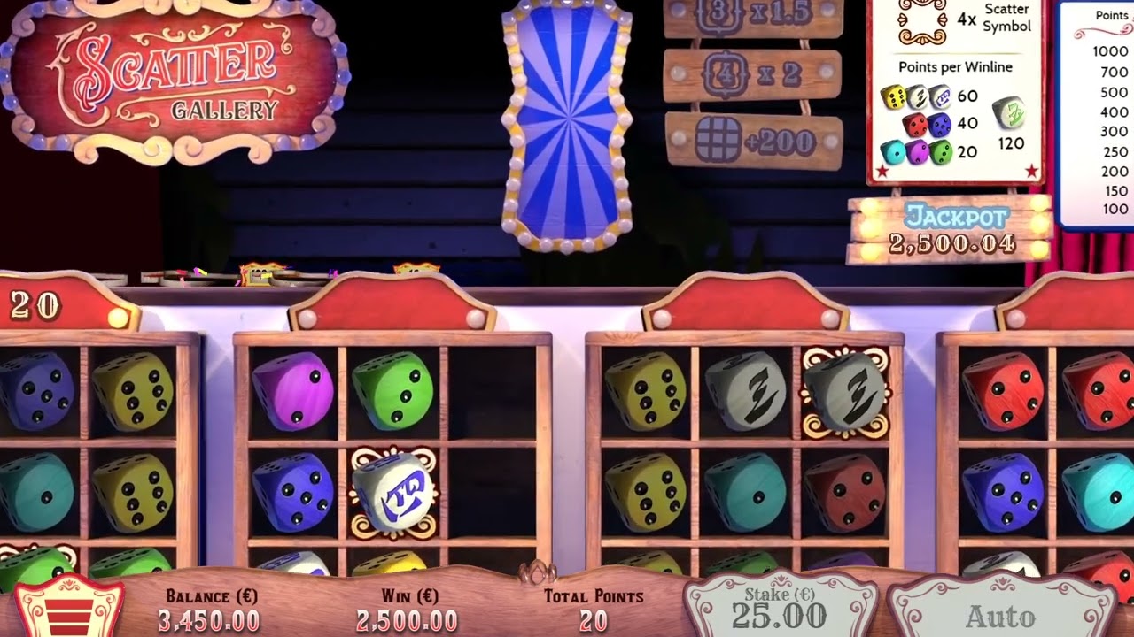 Scatter Gallery Dice Game - Big Win - Air Dice Casino Game Studio