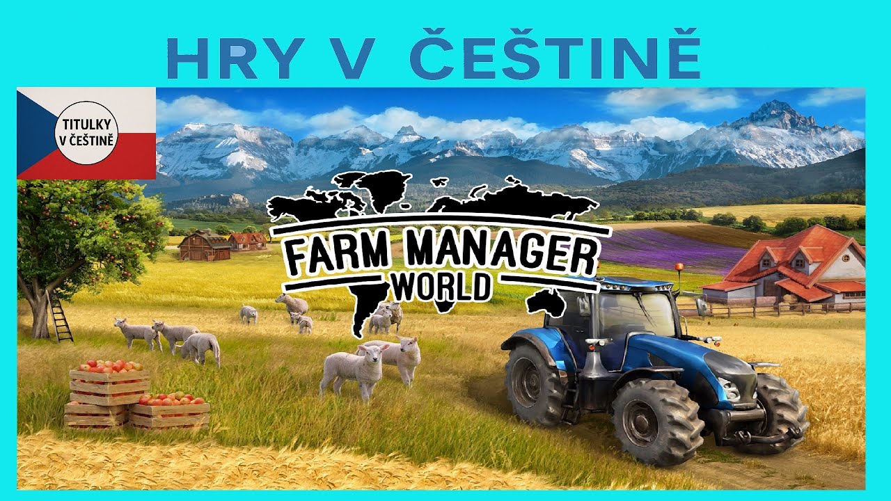 Farm Manager World CZ - Další farmaření v češtině | Ukázka hry s češtinou |  CZ titulky