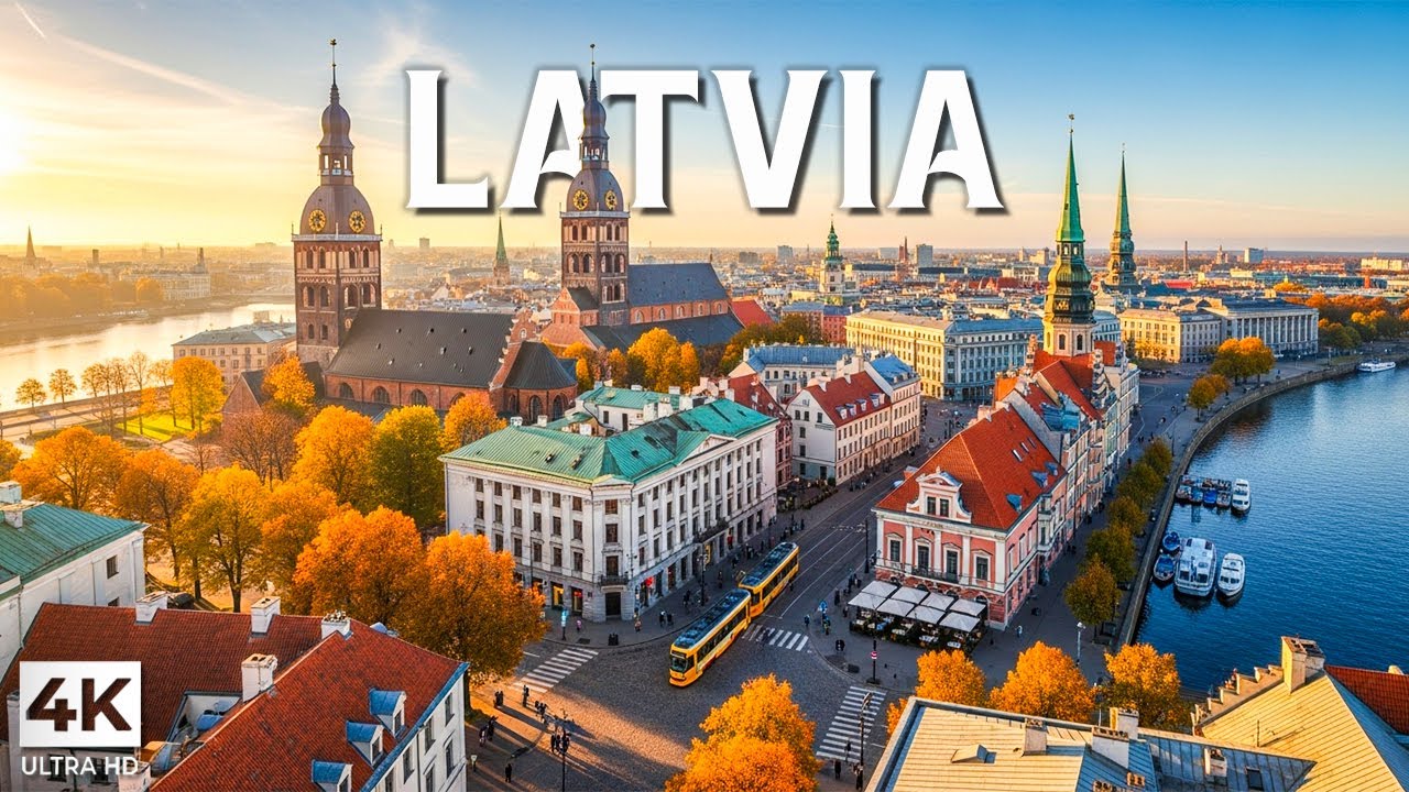 Latvia 4K | A Quiet Journey Through Baltic Forests, Shores & Northern Light