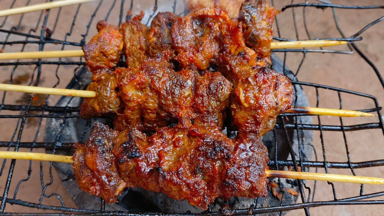 Узнайте, как готовить мясо на гриле | Как приготовить шашлык/палочки из говядины по-угандийски