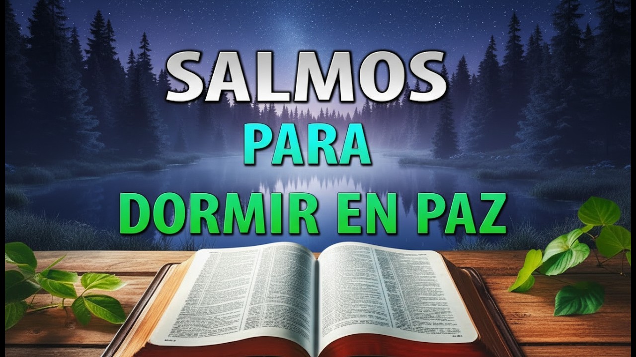 SALMOS PARA DORMIR EN PAZ - SALMOS 91 - SALMOS 23 - SALMOS 27 - SALMOS 4 - SALMOS 17 - SALMOS 121 🙏