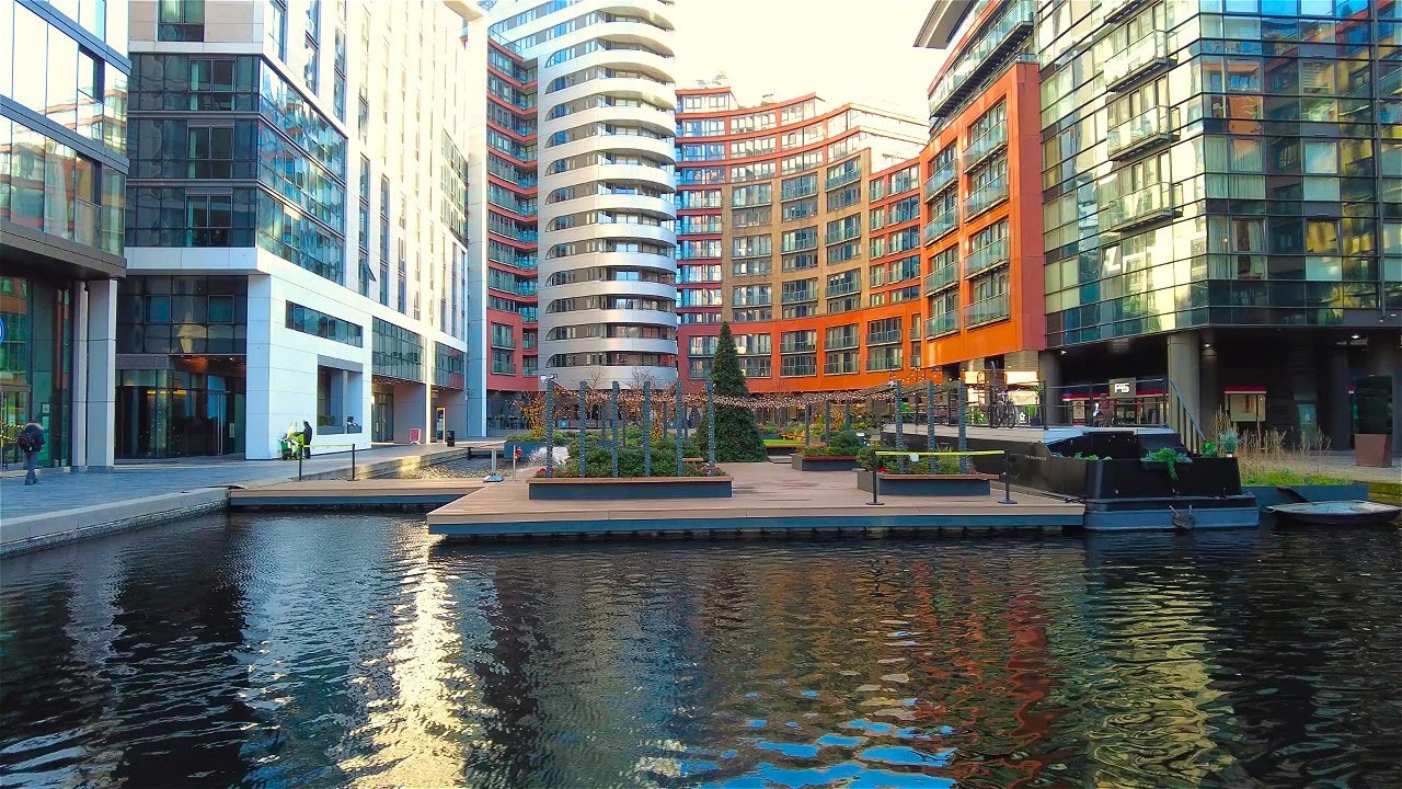 [4K] London Walk | Floating Pocket Park | Little Venice