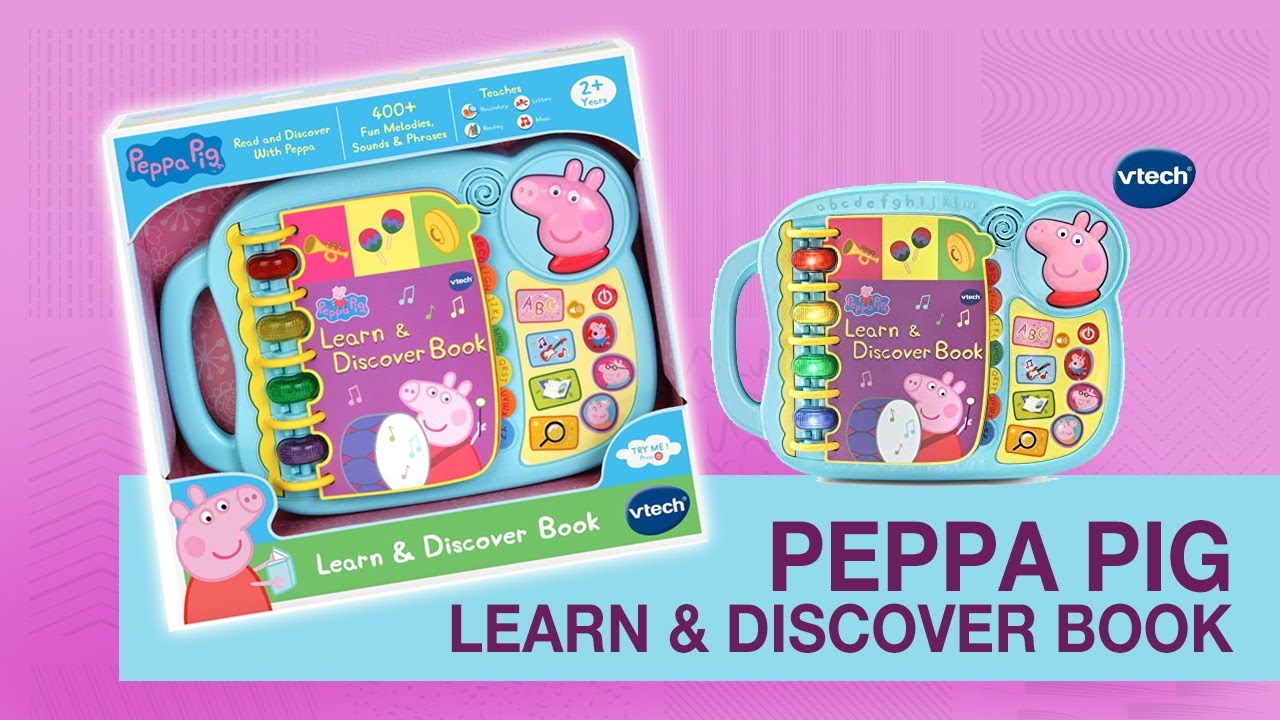 Vtech Peppa Pig Learn and Discover Book 