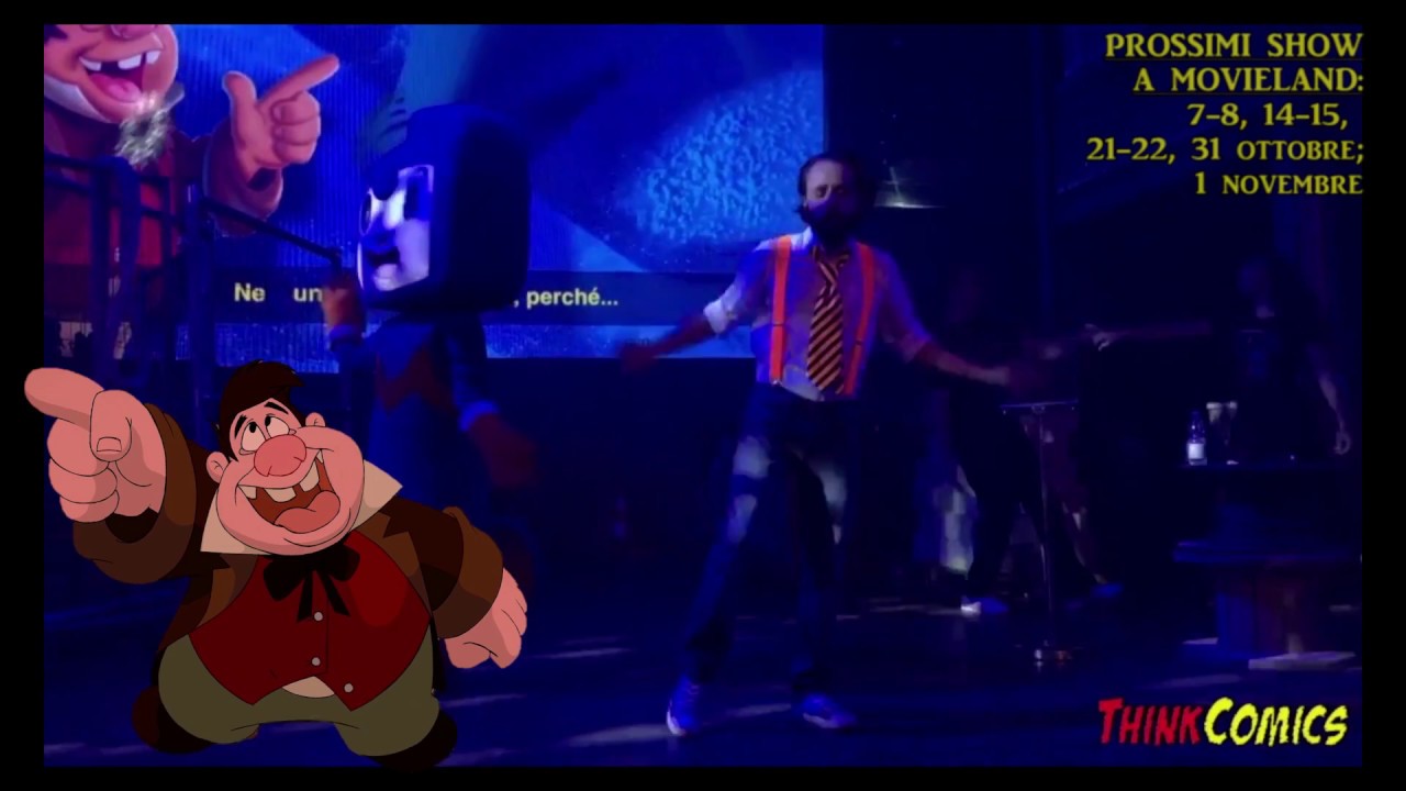"All'alba sorgerò" cantata dai personaggi Disney LIVE @ Movieland!