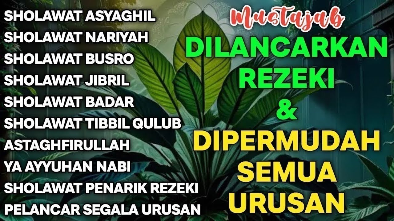 KUMPULAN SHOLAWAT NABI PENGUNDANG REZEKI TERBARU 2026 | Sholawat Jibril, Sholawat Busyro, Nariyah