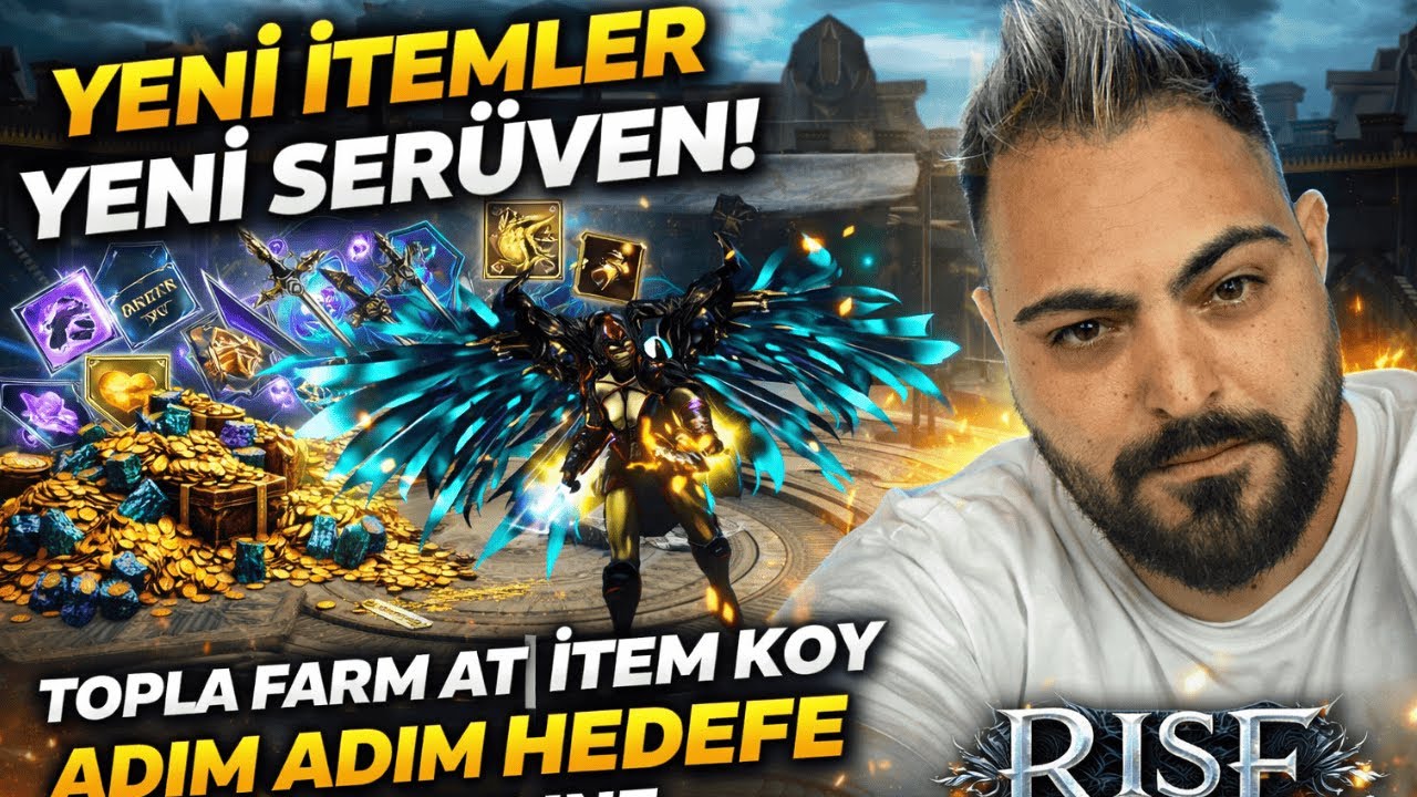 YENİ İTEMLER GELDİ! 😱 Topla – Farm At – İtem Koy | Adım Adım Hedefe 🔥 Rise Online