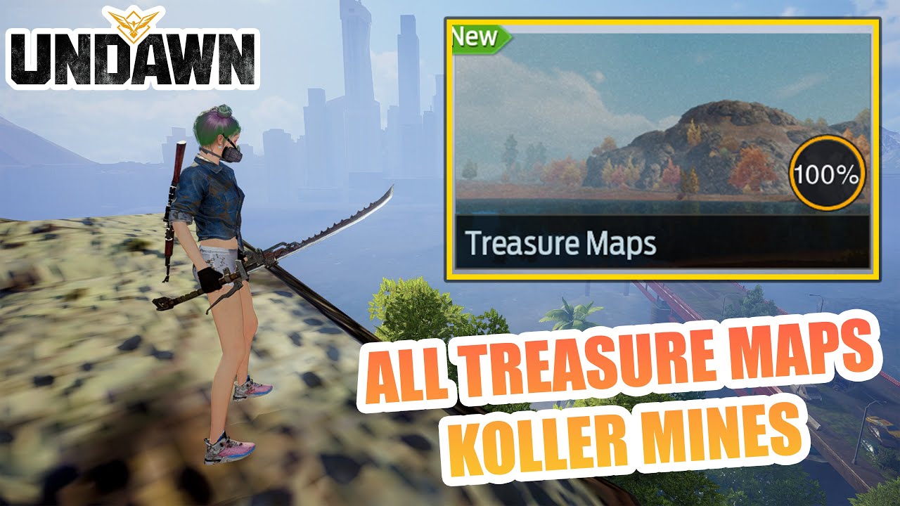 UNDAWN GARENA - KOLLER MINES - 10/10 TREASURE LOCATION!!! 4K Video