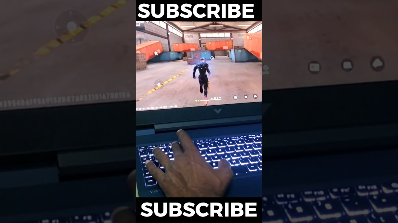 Free fire playing in Laptop 💻 HP Victus Gaming Laptop 🔥🔥 #shortsfeed #ytshorts #viral #freefire #pc