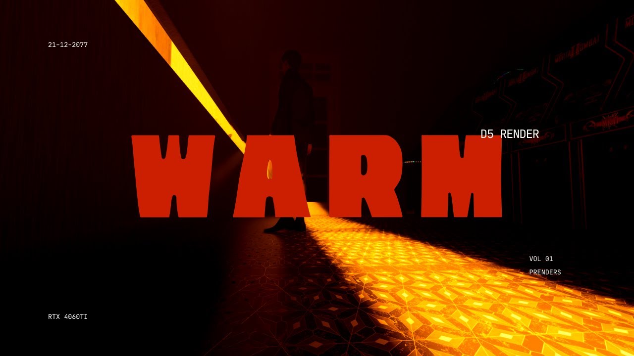 WARM — a cinematic render test ( D5 render)