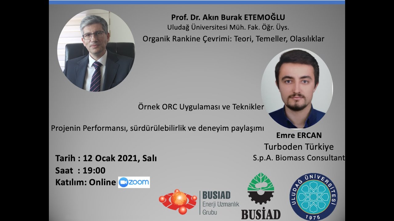 Organik Rankine Çevrimi Etkinliği (ORC)