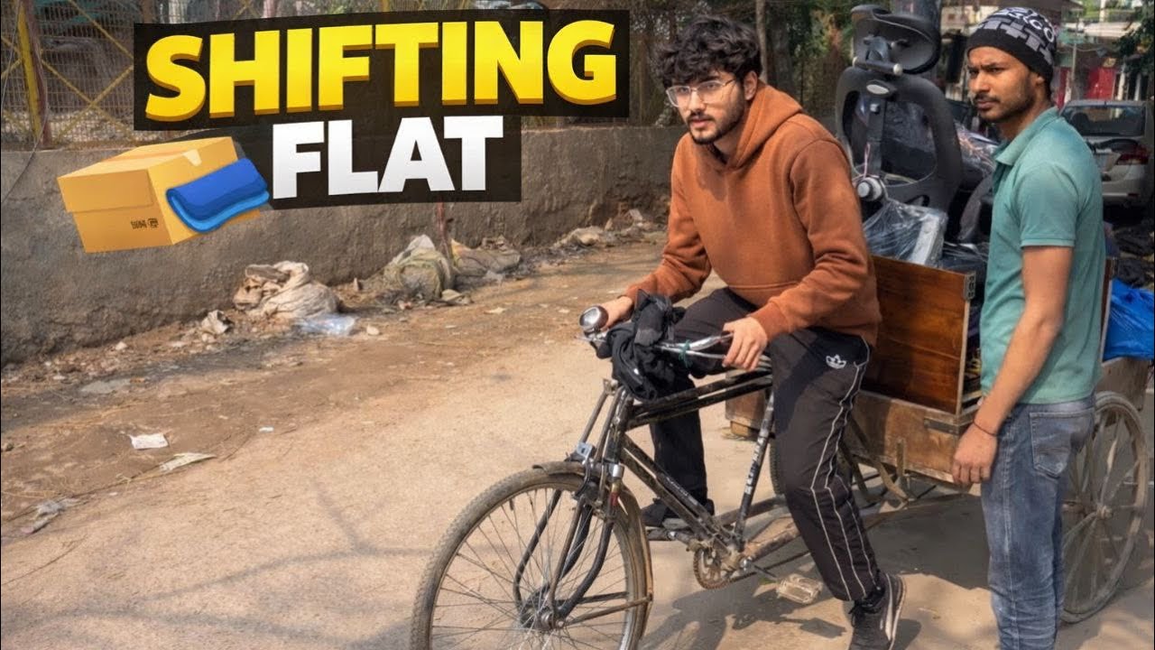 Bahut mehnat hai bhai 😥🫠| flat shifting 