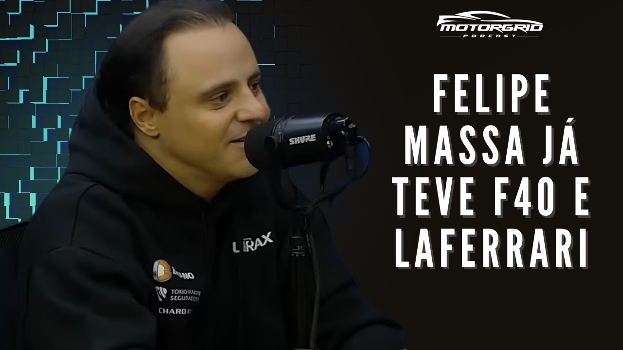 Felipe Massa já teve F40 e LaFerrari | Motorgrid Podcast