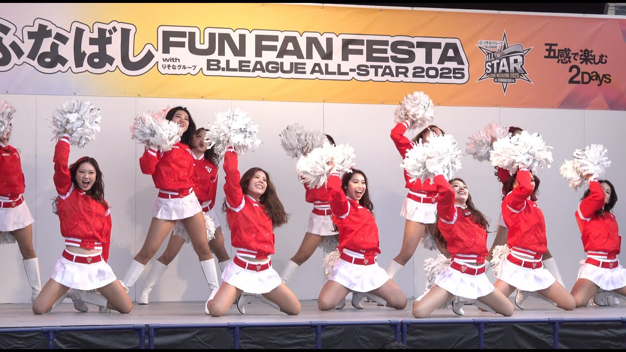 20250119　ふなばし FAN FAN FESTA　B-LEAGUE ALL STAR 2025　ららテラス MIXI FUN PARK　STAR JETS ショー　 -2