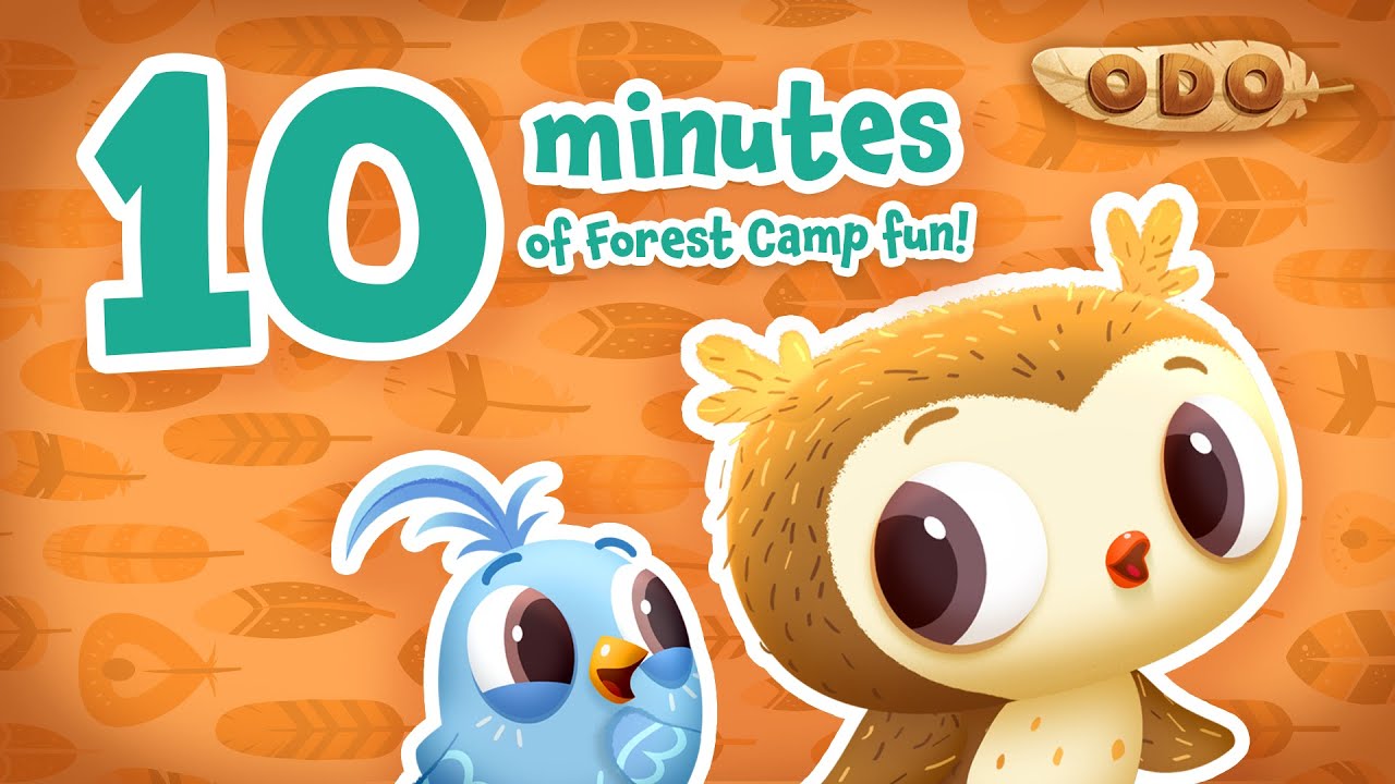 10 Minutes of Odo Fun! 🦉✨ | Odo Owl TV Series | Fun Kids Animation, Kids Video, Kids Film
