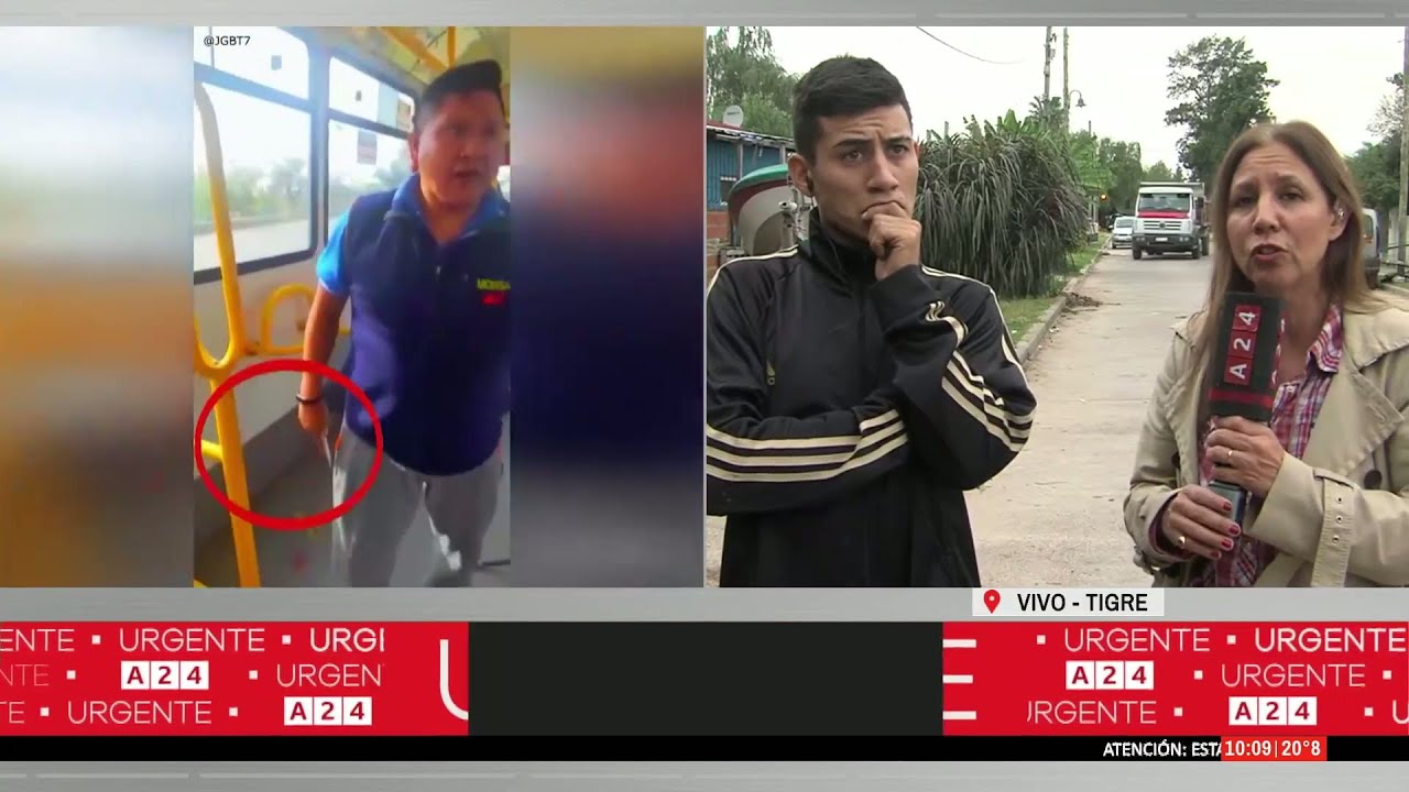 🚨 VIOLENCIA EXTREMA EN UN COLECTIVO DE TIGRE: PASAJEROS AMENAZADOS POR UN CHOFER 🔪