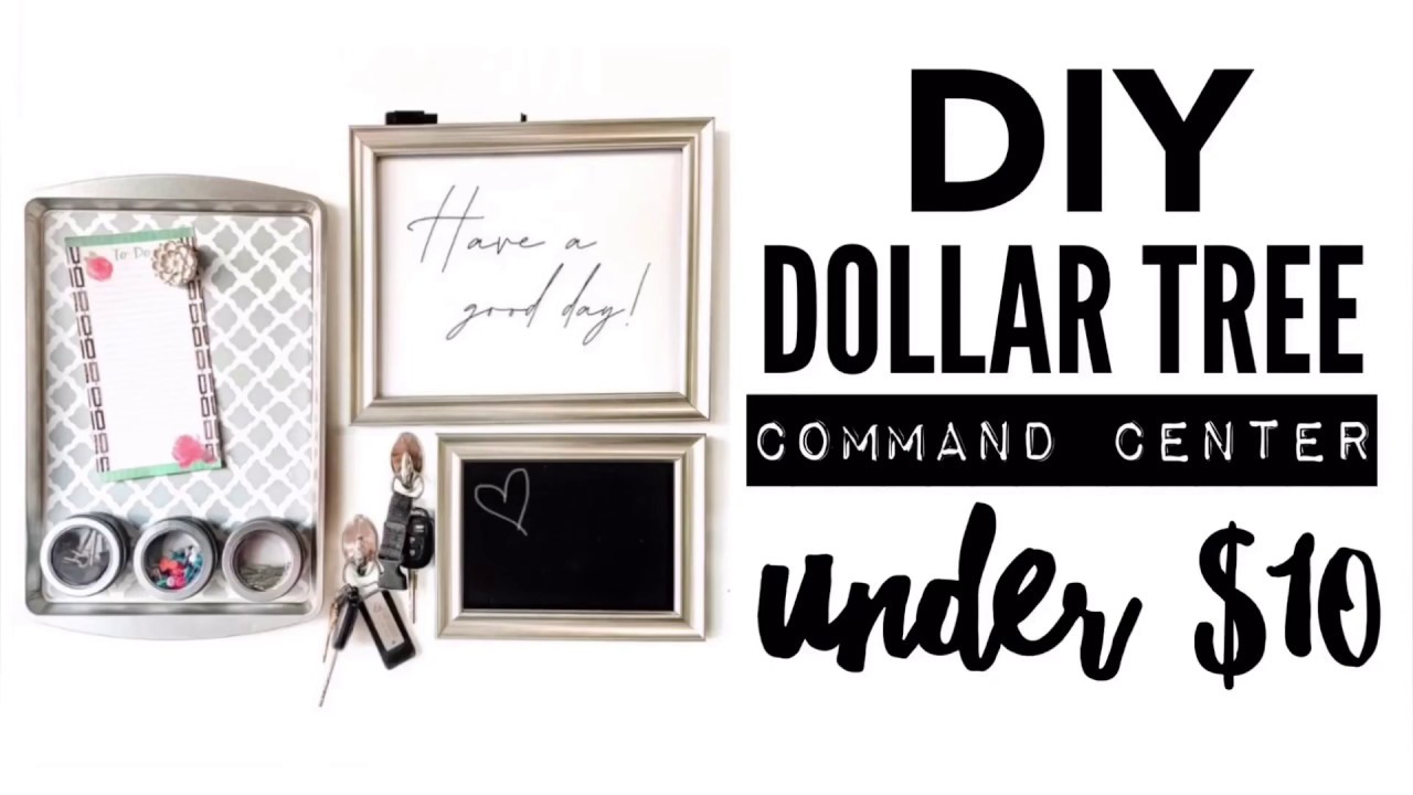 DIY Dollar Tree Command Center | Under $10 | DIY Home Decor Video