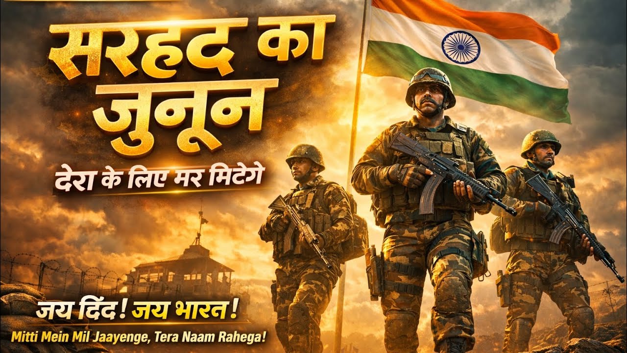 Border Vibe Desh Bhakti Song 🇮🇳 | Indian Army Motivational Song | AI Patriotic Track 2026