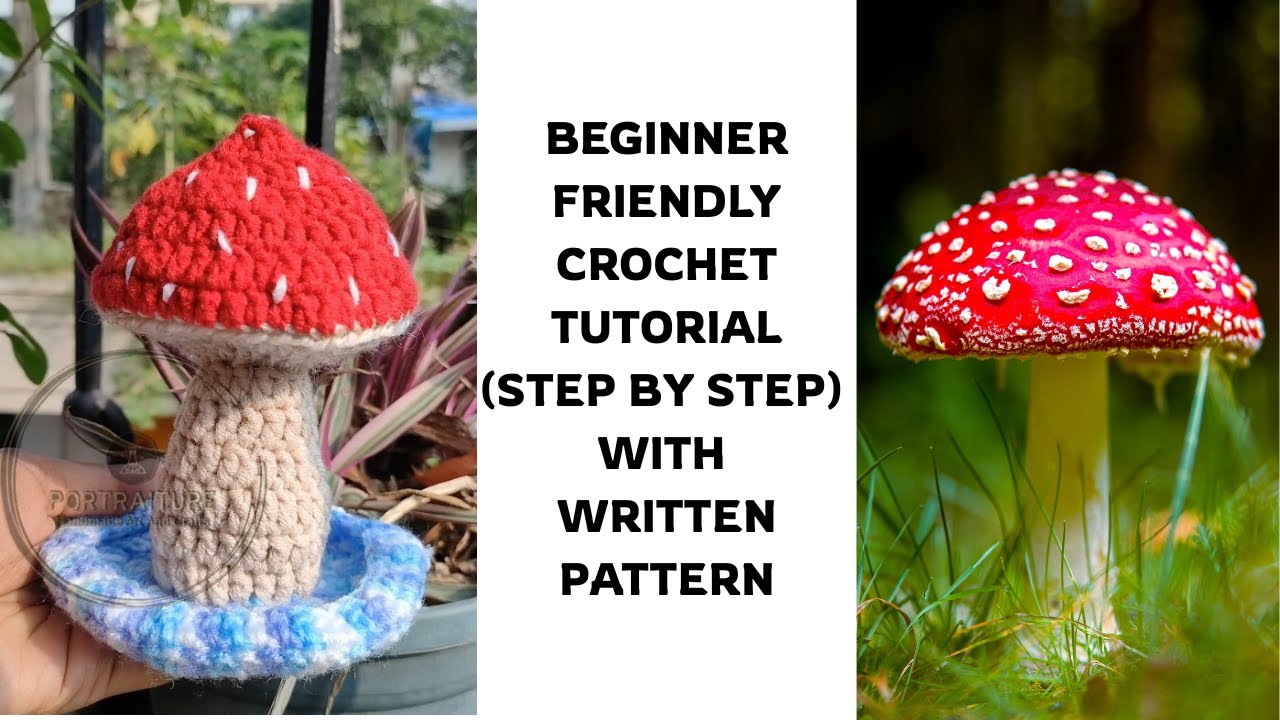 SUPER EASY Crochet MUSHROOM (মাশরুম) Jewelry Holder বাংলা TUTORIAL |BESTSELLER| Step by step PATTERN