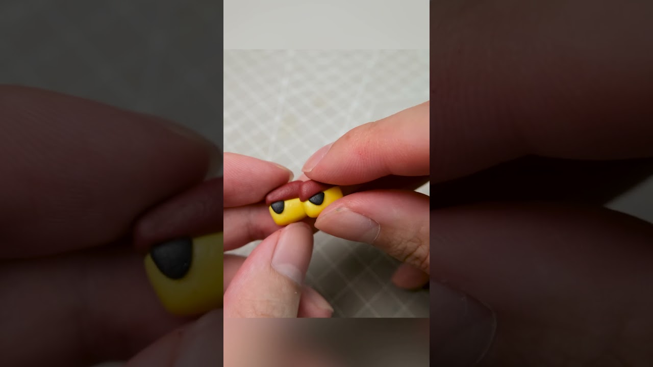 Making Number Lore 3 out of clay - Alphabet Lore - White Drop 
