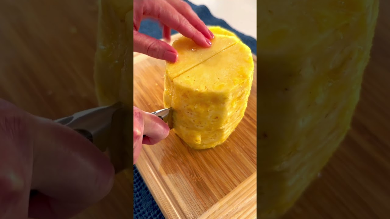 Как нарезать ананас 🍍