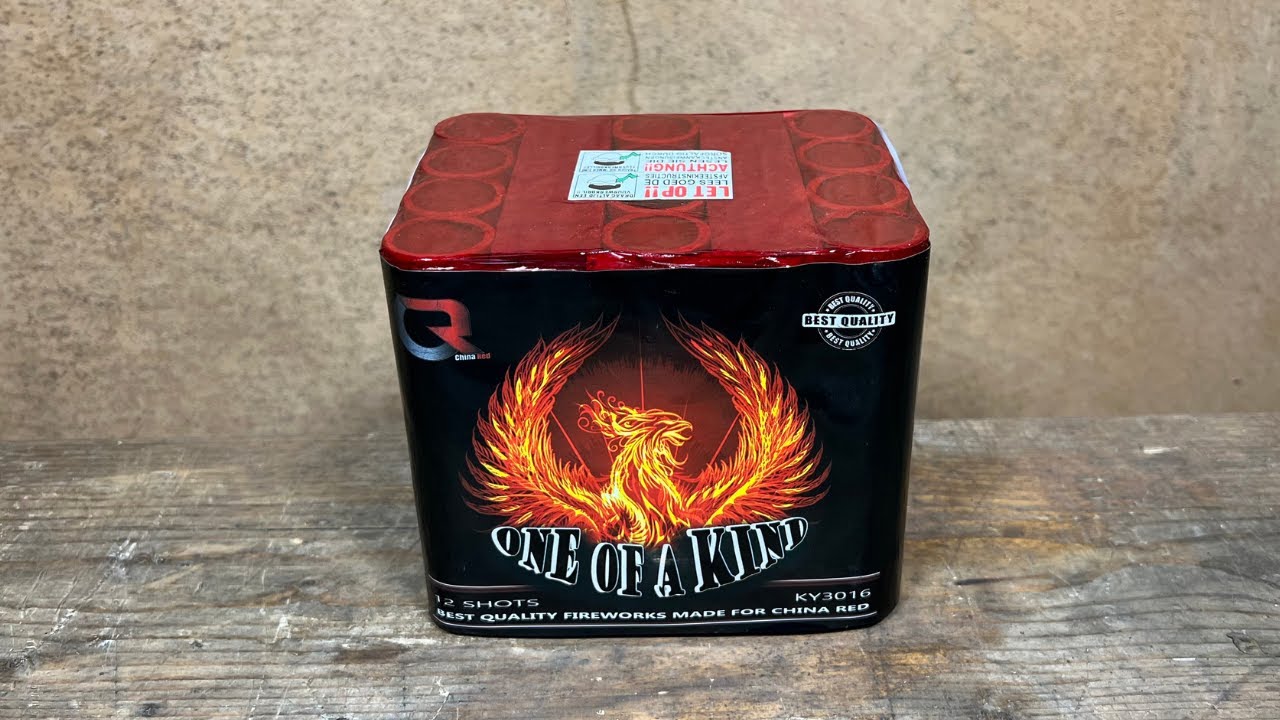 One of a kind | 12 shots | China Red Vuurwerk