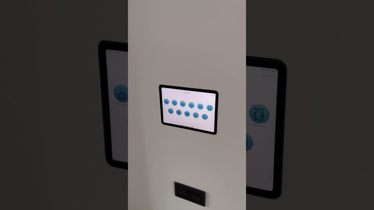 You crazy that you don&rsquo;t have the #flushmount from #swalls #linkinbio #fyp #ipad #wall #smarthome