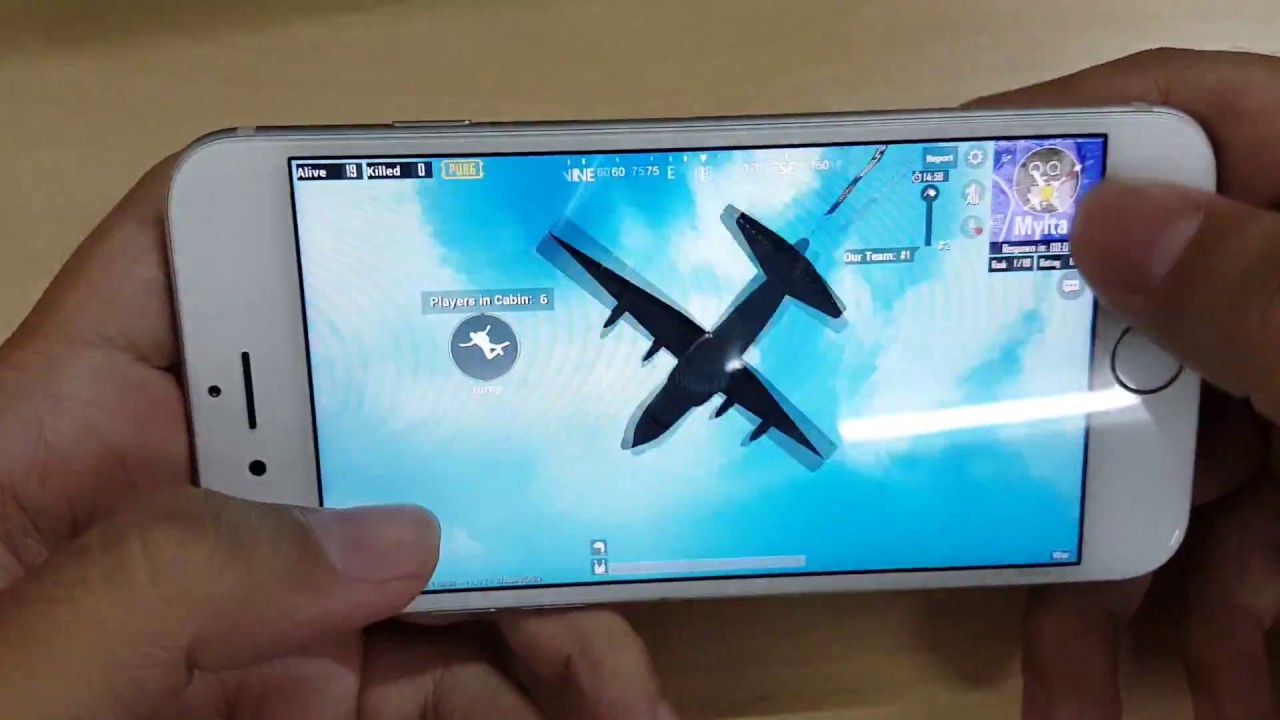 Test Game PUBG Mobile on iPhone 6S