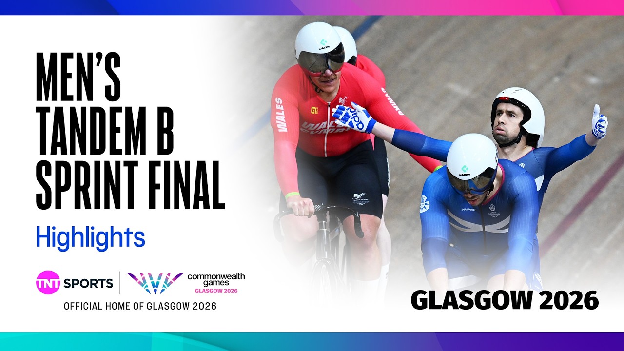 MASSIVE EFFORT! 👏 | Cycling Men's Tandem B Sprint Final | Glasgow 2026 Commonwealth Games