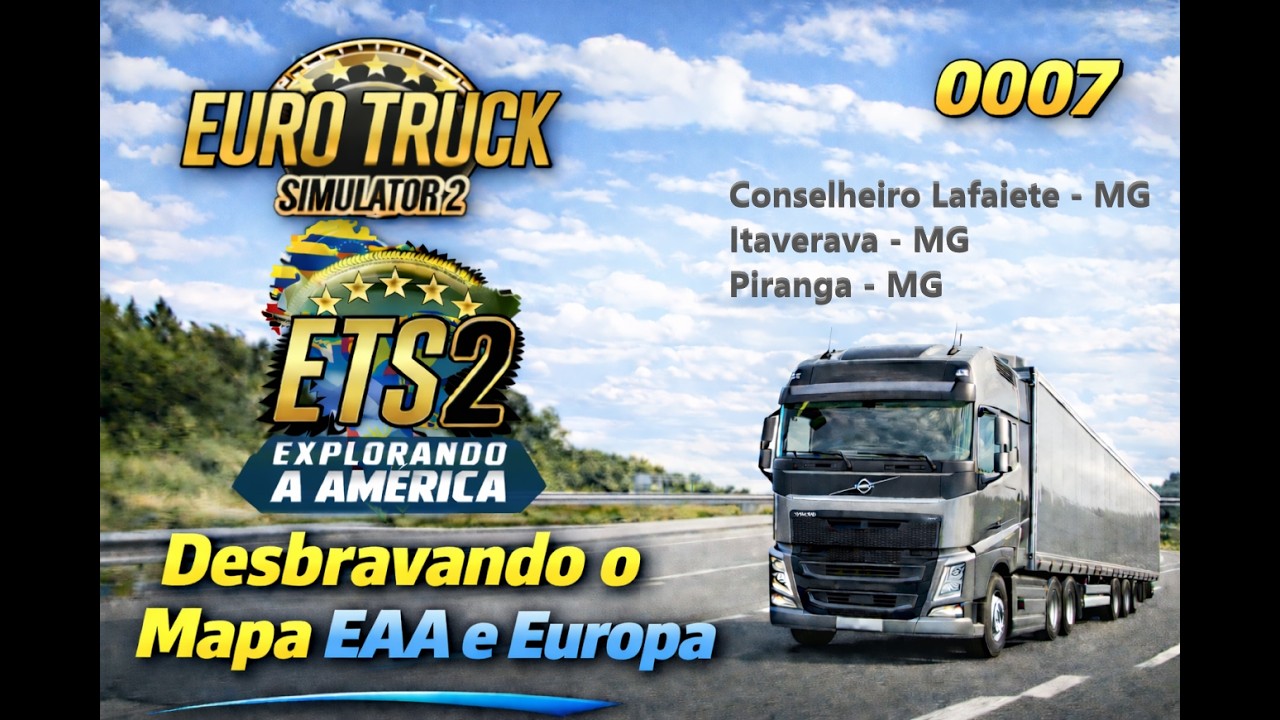 ETS2 - EAA E EUROPA - 0007 - Desbravando o mapa