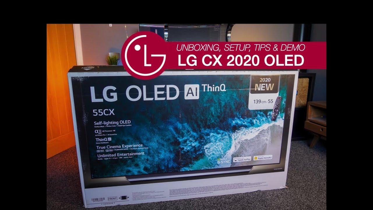 LG CX OLED Latest Model Unboxing, Setup Tips & Demo