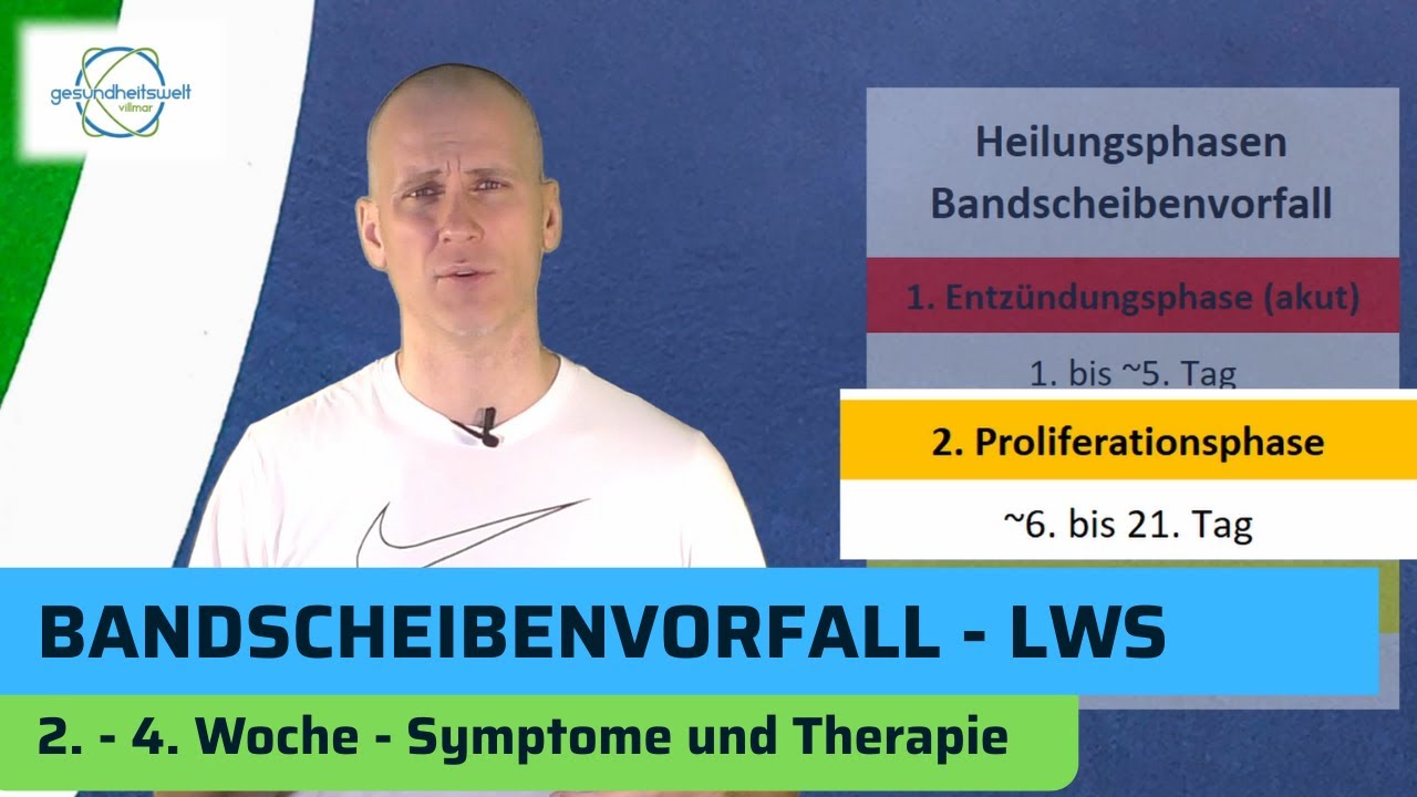 Bandscheibenvorfall Lendenwirbelsäule (LWS) - Heilung Teil 2 von 3