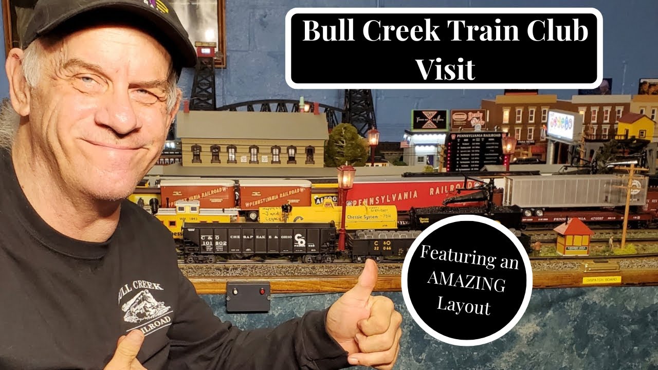 Train Club Visit!! The Bull Creek Railroad!!