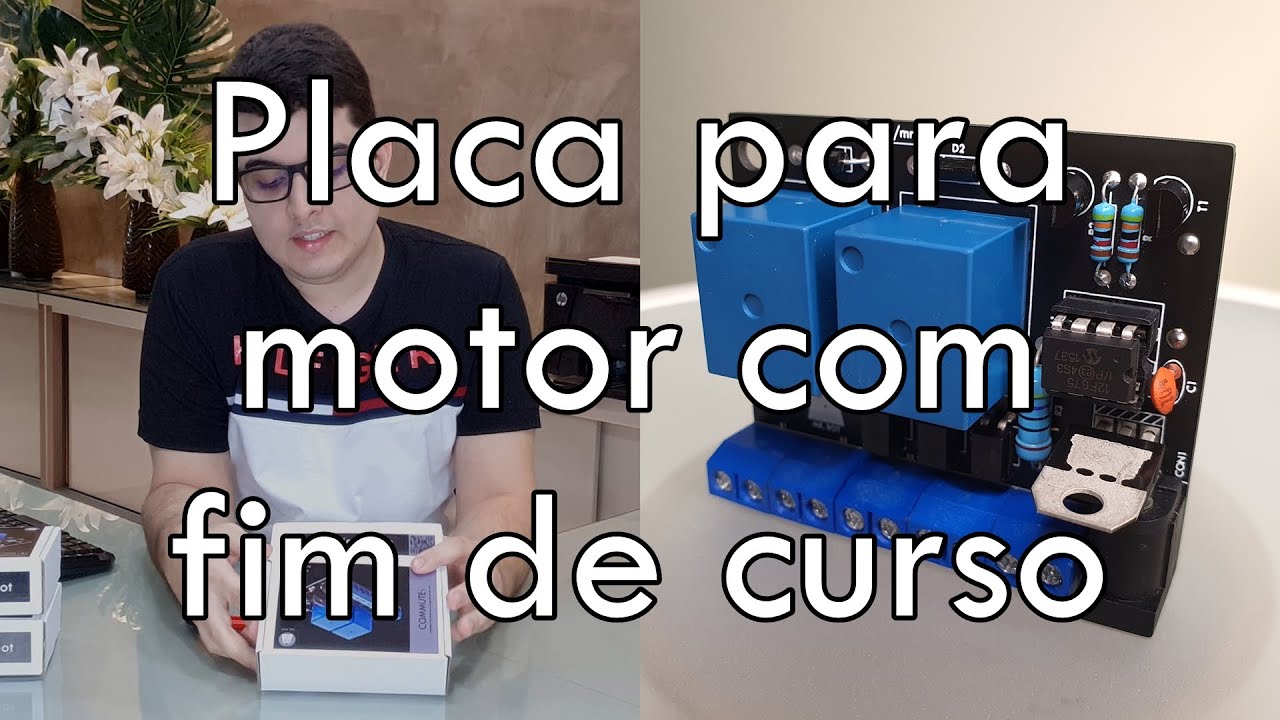 Placa para fim de curso universal - Automação com motores - Commute₁