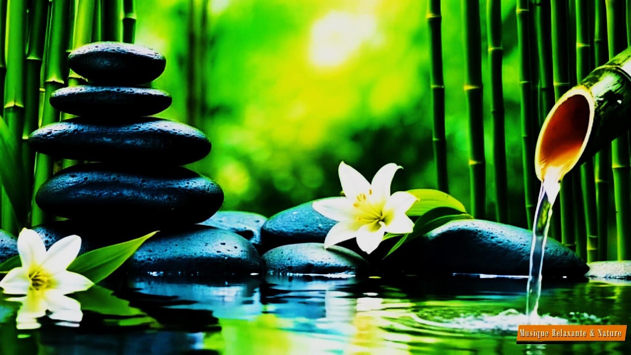 Relaxing Flute + Bamboo Water Fountain 🌿 LIVE Deep Sleep & Healing Music