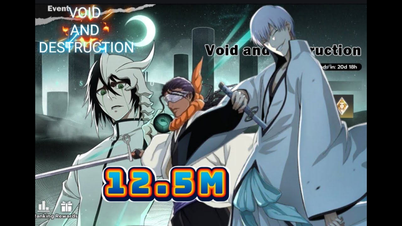 BLEACH: Soul Resonance, void and destruction 12.5 M score (ulquiorra)