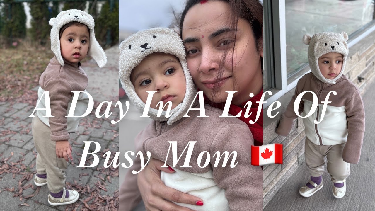 A Day in My Life as a Mom in Canada | Cooking, Baby & Home🇨🇦