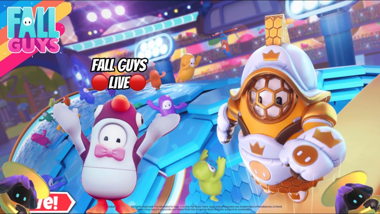 (FALL GUYS LIVE STREAM) 563+CROWNS (CUSTOMS WITH VIEWERS) 