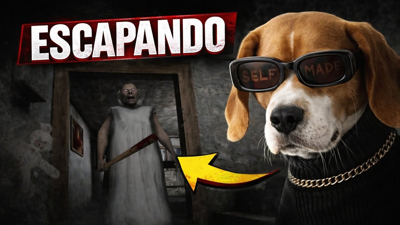 😰 !Escapó de la casa d granny¡ 😰Con soy DOGEG 🐶✨