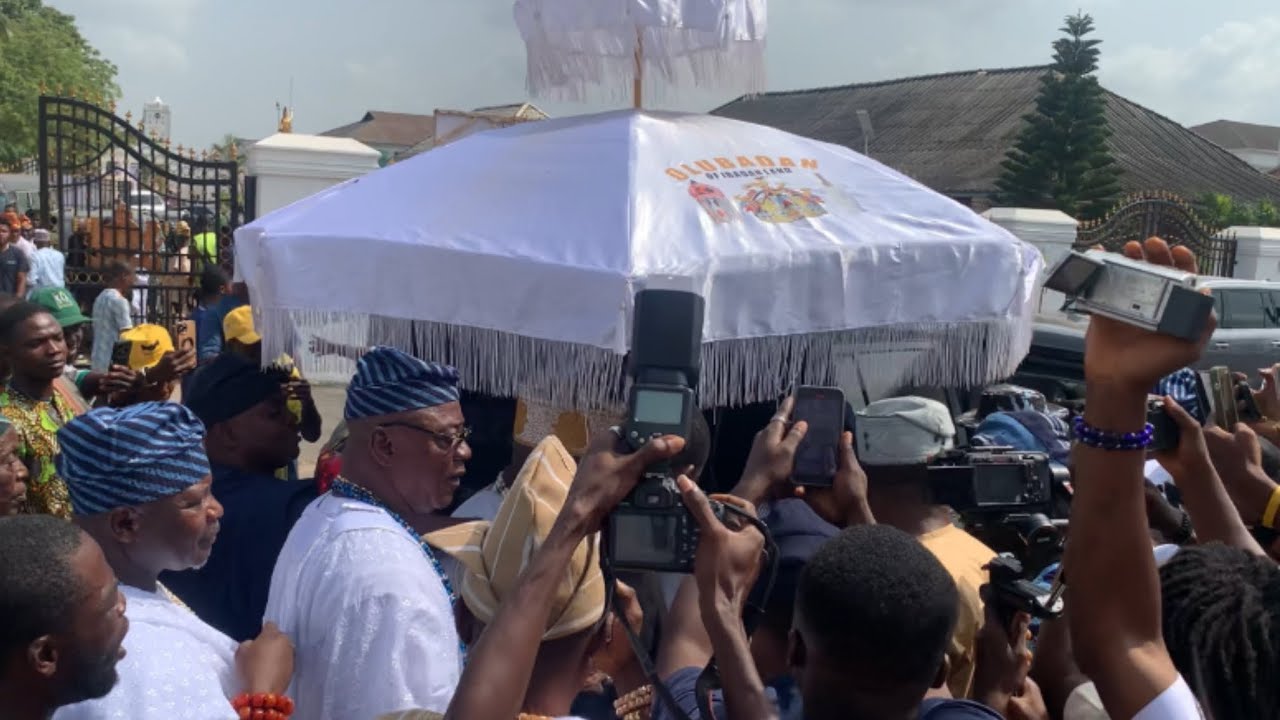 Olubadan Arrives Ooni of Ife’s Palace for 10th Coronation Anniversary