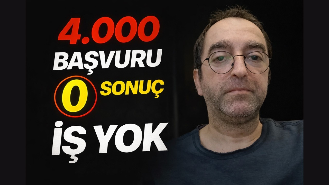 4.000 Başvuru Yaptım&hellip; H&acirc;l&acirc; İş Yok #işarayışı #işarıyorum #işsizim #opentowork #jobsearch #jobseeker