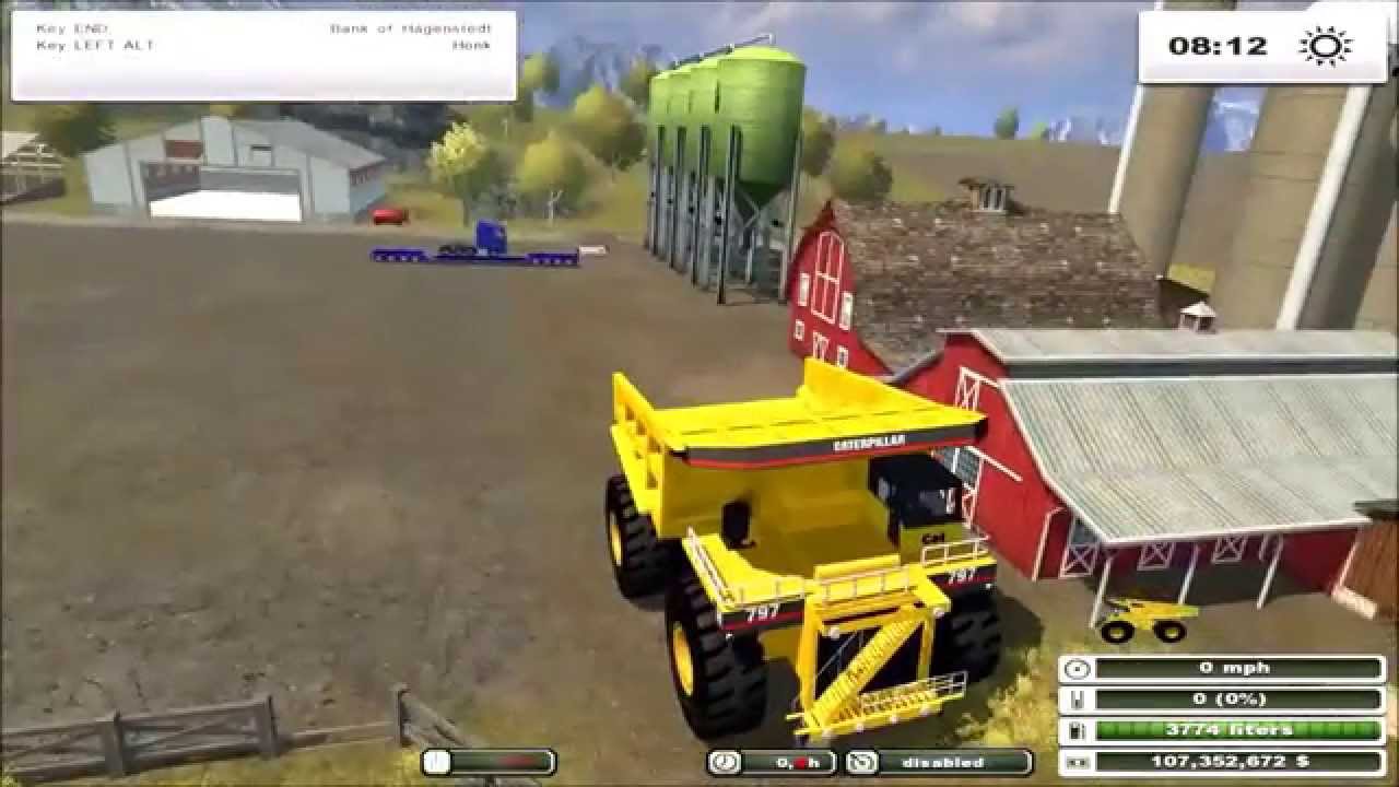 Farming Simulator 2013 Mods - Cat 797 Mining truck