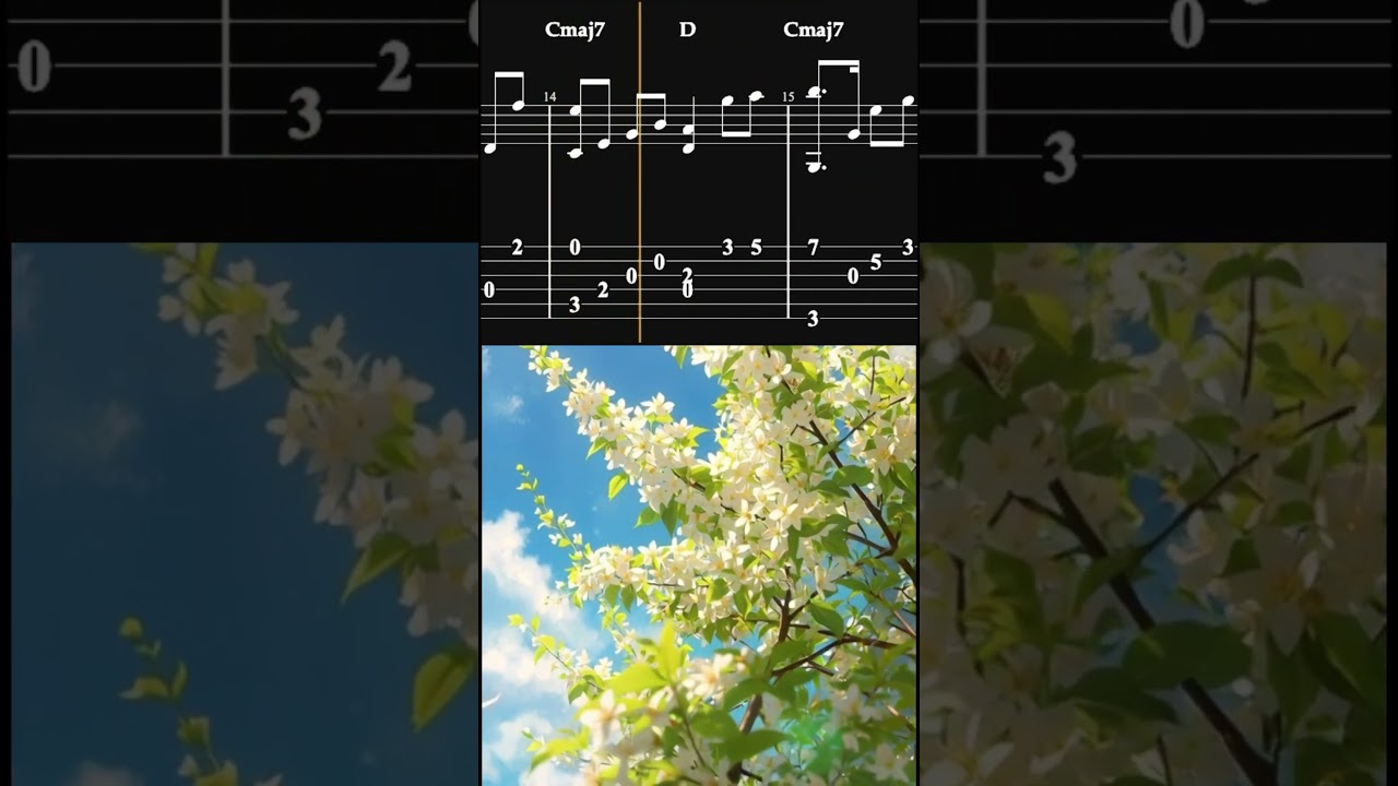 Beautiful Solo Guitar Etude №97 (TAB-PDF)
