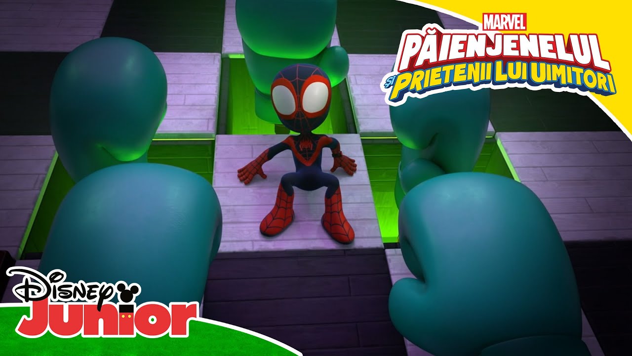 🎡 Casa nu tocmai distractivă | Păienjenelul Marvel și prietenii lui uimitori | Disney Junior România