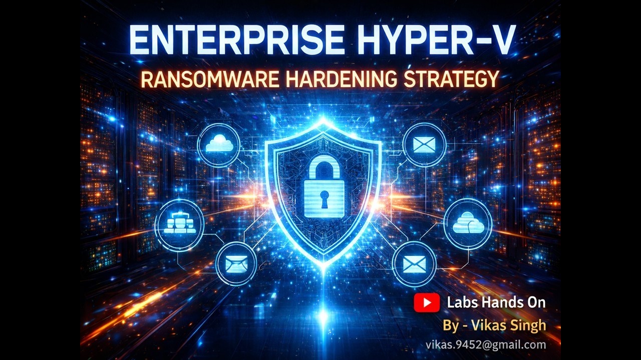 Part 1 | Enterprise Hyper-V Ransomware Hardening Strategy | Real-World Protection Guide