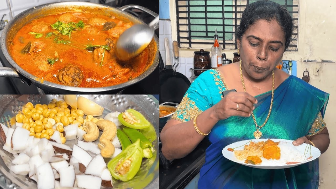 3 முட்டை இருந்தால் வித்யாசமான முறையில் முட்டை உருண்டை குழம்பு செய்து சாப்பிடுங்க - Muttai Urundai