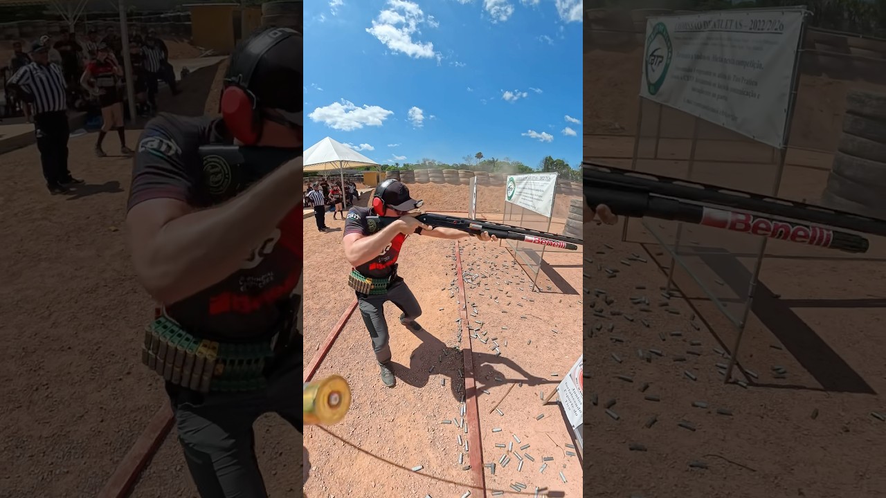 Fast stage with my Benelli M1 | IPSC Shotgun. #ipscshooting #benelli #callofduty #reels