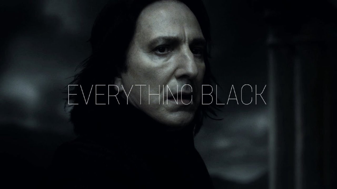 severus snape | everything black